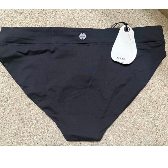 NWT Prana Summer Wave Black Swimsuit Bottoms Size Small - Picture 5 of 6